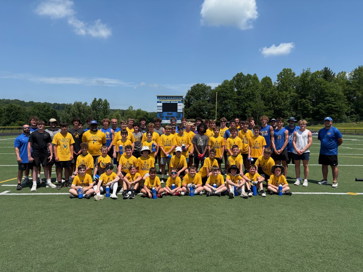 NDCL Athletics (@ndclathletics) on Twitter photo It was a super fun (and HOT) week at the NDCL Youth Football Camp! Lion Stadium was roaring with energy! 🏈🦁😎
To register and for more information on all of our athletics summer camps visit: ndclathletics.org/camps
#WeAreNDCL It was a super fun (and HOT) week at the NDCL Youth Football Camp! Lion Stadium was roaring with energy! 🏈🦁😎
To register and for more information on all of our athletics summer camps visit: ndclathletics.org/camps
#WeAreNDCL