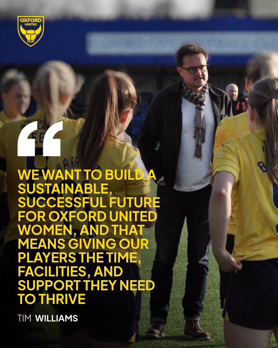 Oxford United Women FC (@officialouwfc) on Twitter photo CEO Tim Williams on the Clubโs commitment ๐ค CEO Tim Williams on the Clubโs commitment ๐ค