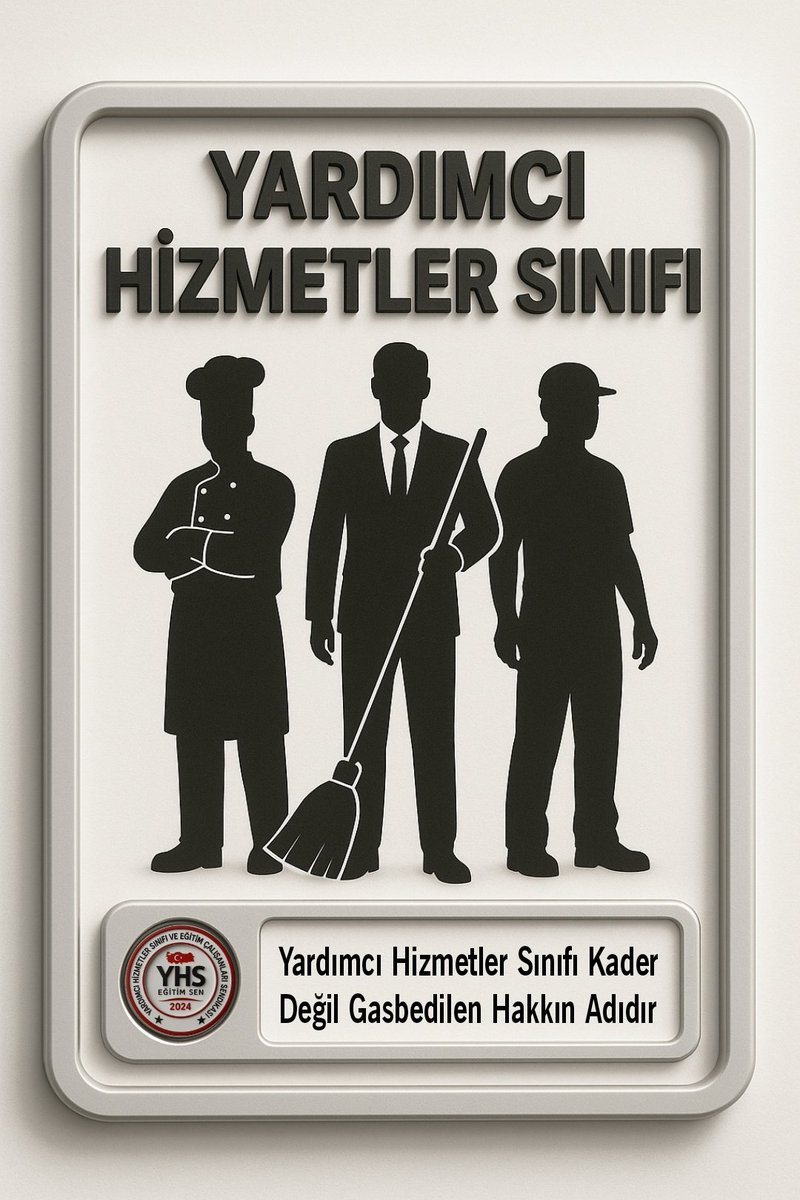 "BU BİR KADER DEĞİL!"

Yıllardır görmezden gelinen, yok sayılan bir sınıf var: Yardımcı Hizmetler Sınıfı.
Ağır iş yükü, düşük statü, kadro dışı bırakılmak... Bunların hiçbiri kader değil.
Bu; yanlış politikaların, bilinçli tercihlerle büyütülen adaletsizliğin sonucudur.
Biz, alın