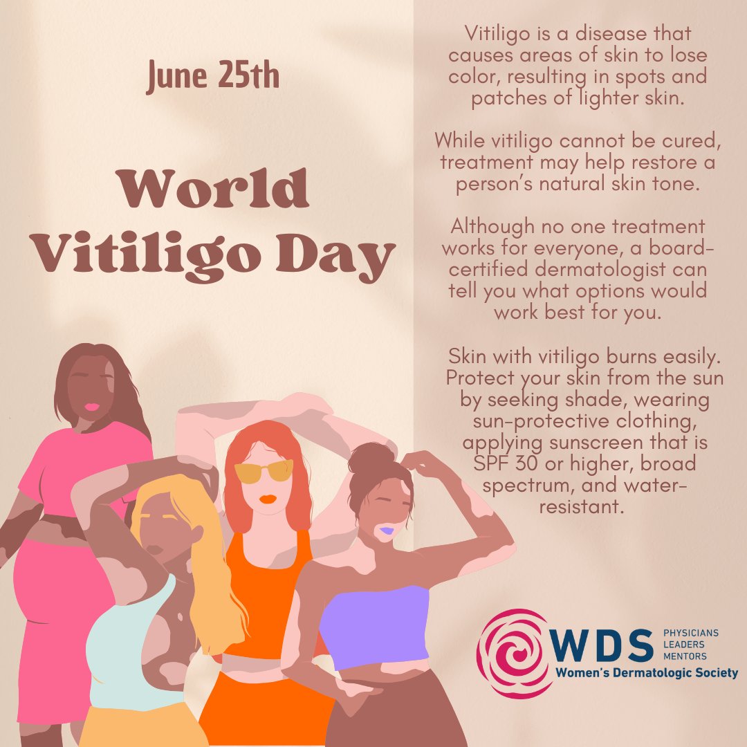 Today on #WorldVitiligoDay, we’re raising awareness about this autoimmune condition that affects skin pigment—not contagious, but often impacts self-esteem. Let’s support those living with vitiligo. 💜
#VitiligoAwareness #LoveTheSkinYoureIn