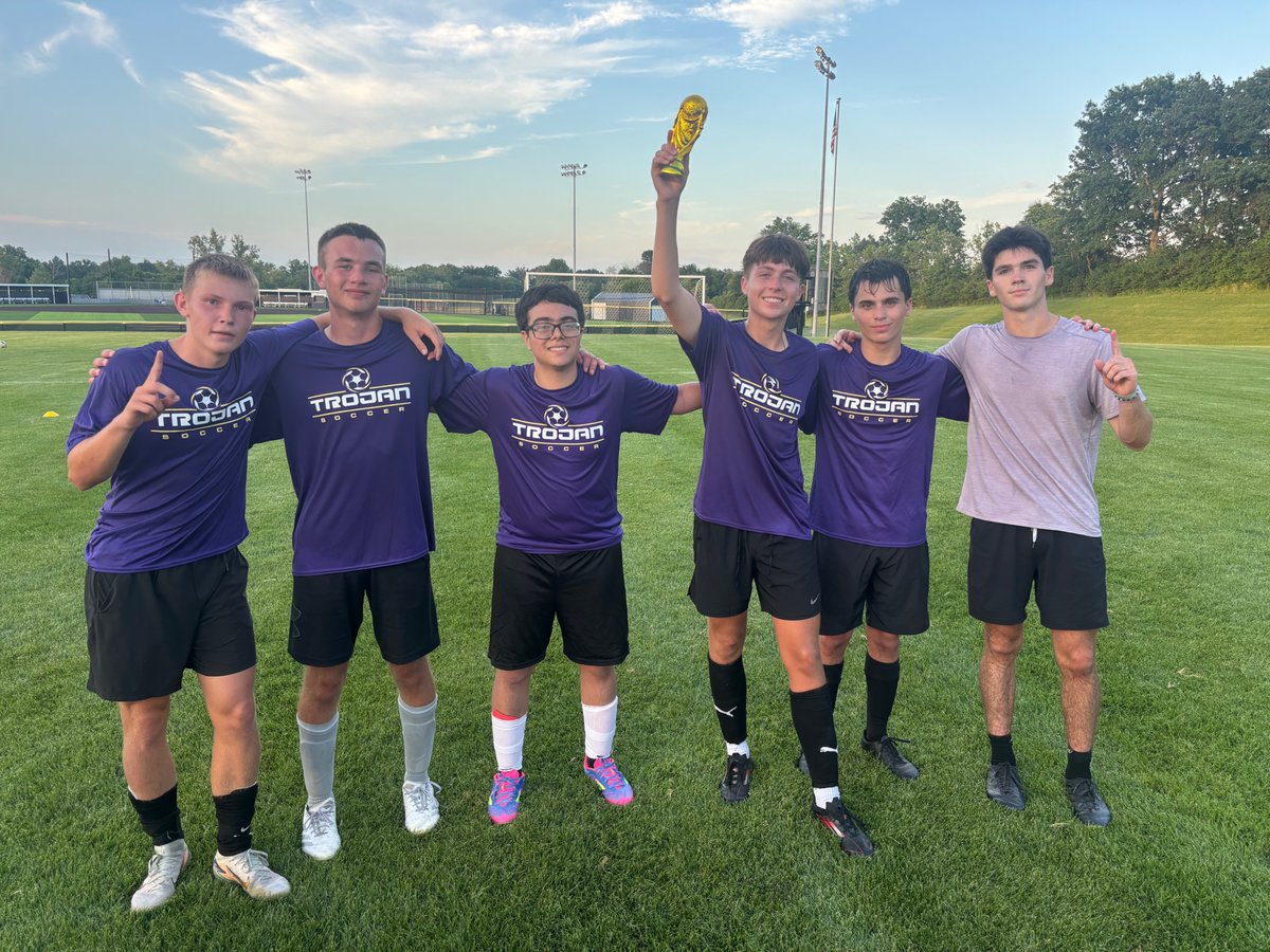 The champs! 

Digging deep to make goal line clearances, goal saving tackles and a lovely left footed golden goal from Brayden to bring it home. 

Go Trojans!