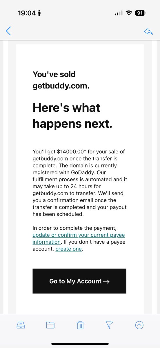 This one could not have gone to better hands and use - getbuddy.com

The domain sold for 16800 USD from <a href="/nutrified_vet/">Nutrified</a> portfolio (via GD Broker Inbound).
Originally planned as similar project, it ended up going to a wonderful #adoptdontshop cause and I couldn’t be