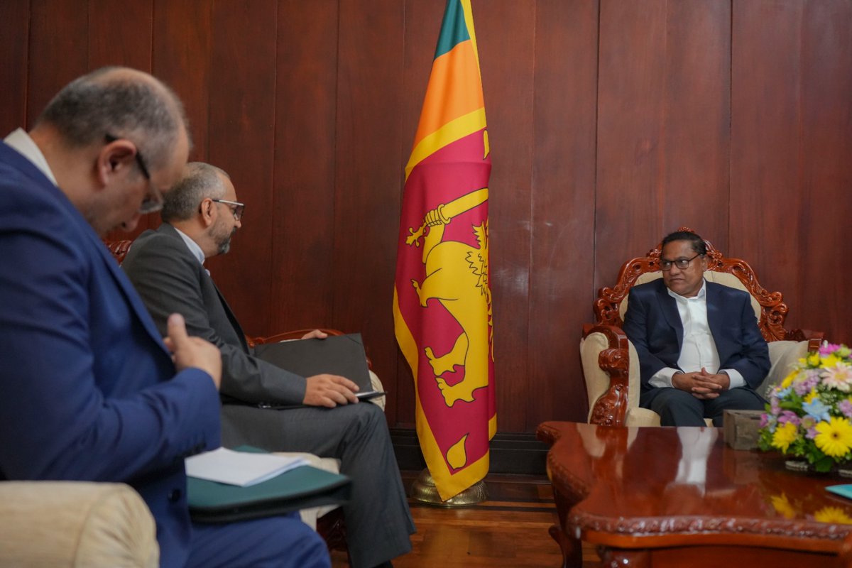 HMVijithaHerath's tweet photo. The Ambassador of Iran called on me to brief the latest situation in the region.

I welcomed the announcement of a ceasefire and underscored the importance of sustained diplomatic efforts to ensure peace and stability in the region. I stressed that further escalation would have far-reaching implications for the region and beyond, including Sri Lanka.

I also briefed on the measures taken by the Government of Sri Lanka to ensure the safety of Sri Lankans residing in Iran, in light of the current situation.