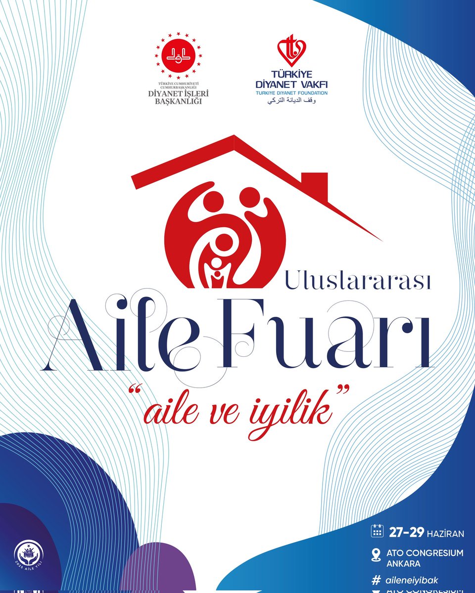 Aile, Rabbimizin bize bahşettiği en değerli emanet, toplumumuzun mayasıdır.

Cumhurbaşkanımız Sayın Recep Tayyip Erdoğan’ın 2025 yılını "Aile Yılı" ilan etmesi vesilesiyle Diyanet İşleri Başkanlığı ve Türkiye Diyanet Vakfı olarak 27-29 Haziran tarihleri arasında “Aile ve İyilik”