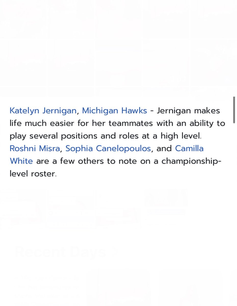Sophia Canelopoulos (@scanelopoulos7) on Twitter photo Congratulations to my talented teammate <a href="/k8lynjernigan/">Katelyn Jernigan</a>! She is a must watch player. Happy to be featured along with my other teammates Camilla White and Roshni Misra. Thank you, <a href="/TopDrawerSoccer/">TopDrawerSoccer</a> <a href="/VicOlorunfemi10/">Victor Olorunfemi</a> Congratulations to my talented teammate <a href="/k8lynjernigan/">Katelyn Jernigan</a>! She is a must watch player. Happy to be featured along with my other teammates Camilla White and Roshni Misra. Thank you, <a href="/TopDrawerSoccer/">TopDrawerSoccer</a> <a href="/VicOlorunfemi10/">Victor Olorunfemi</a>