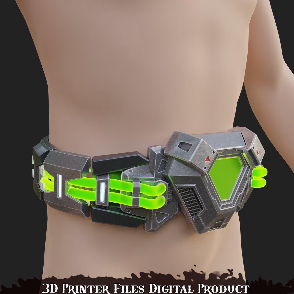Krotek_inc's tweet photo. New release in my stores. 
#Hulk belt from #MarvelRivals. 
@Thangs3D @Cults3D 
#marvel #BruceBanner #cosplay #3DPrinting https://t.co/PlUb940yoB
