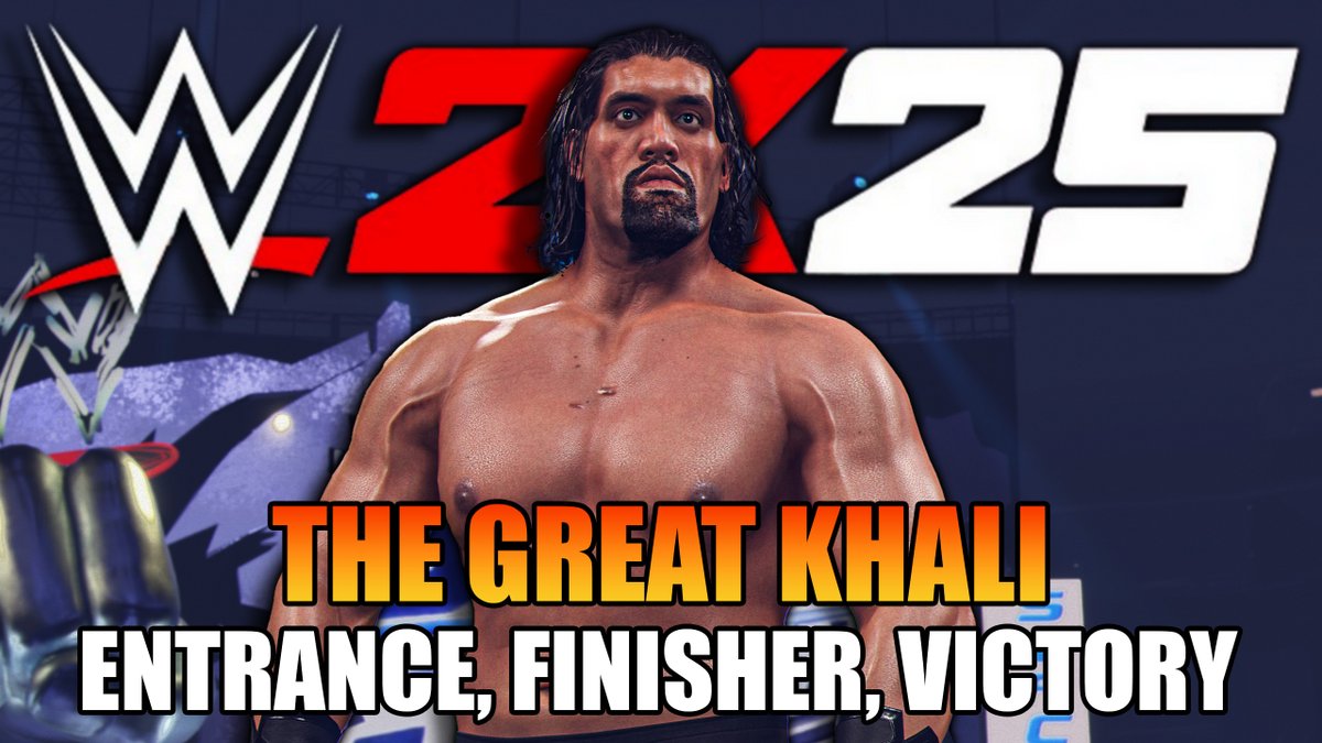 #WWE2K25 - The Great Khali Entrance, Finisher, &amp; Victory (Dunk &amp; Destruction DLC Pack)

Watch Here: youtube.com/watch?v=x25lu-…