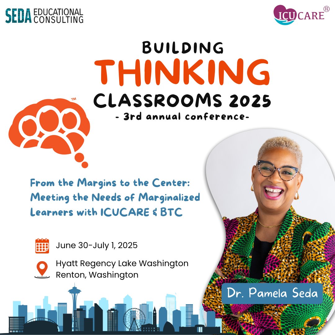 pamseda1's tweet image. 🎤 In my keynote “From the Margins to the Center,” I’ll share how ICUCARE® + BTC help create math spaces where students lead, think deeply, and thrive. Ready to rethink your practice? Let’s dive in! 🧠📊
#ICUCARE #Choosing2See #dbc_inc #BTC25 #BuildingThinkingClassroom
