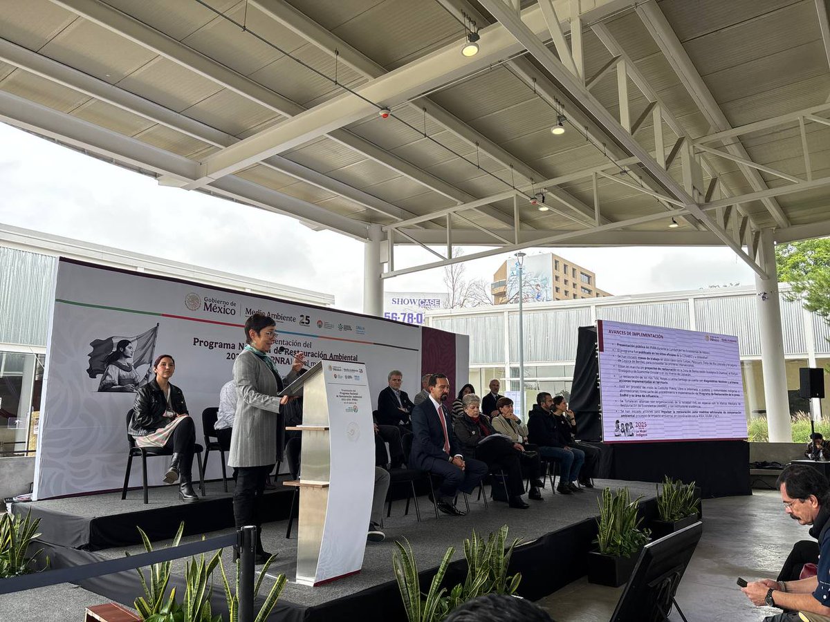 ReforestamosMx's tweet photo. 🗣️ ¡Inicia la Cumbre por la Restauración de Ecosistemas 2025! Impulsada por #AMERE, esta plataforma busca una visión nacional de restauración hacia 2030, alineándose con los compromisos de México en biodiversidad y sostenibilidad. #GeneraciónRestauración #CumbrexRestauración2025 https://t.co/wf4ssPuftl