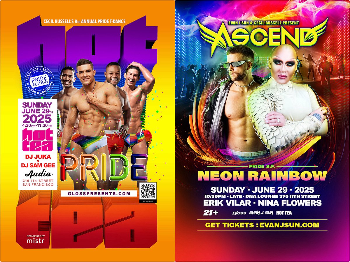 Pride Sunday San Francisco 
Tickets 🎟️ glosspresents.com