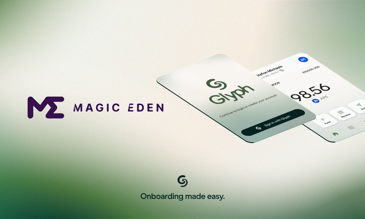 Magic Eden now supports Glyph wallets on Apechain making it easier than ever to discover, mint, and trade NFTs where the apes play.

Come through to the STAPLE x Apechain event, spin up your Glyph wallet, and head over to Magic Eden to grab some heat from our featured