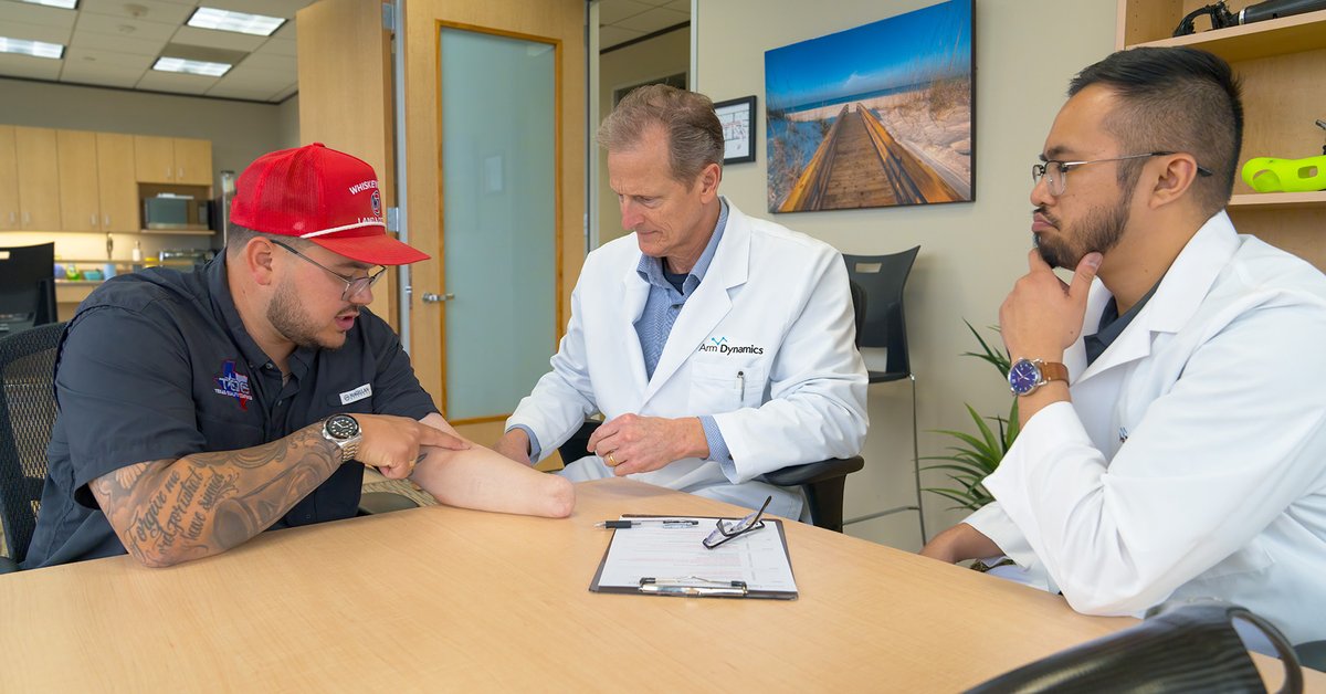 Our patients have expressed to us how much a difference it makes when we listen to them regarding their thoughts around their prostheses and their goals. Read more:
 armdynamics.com/upper-limb-lib…