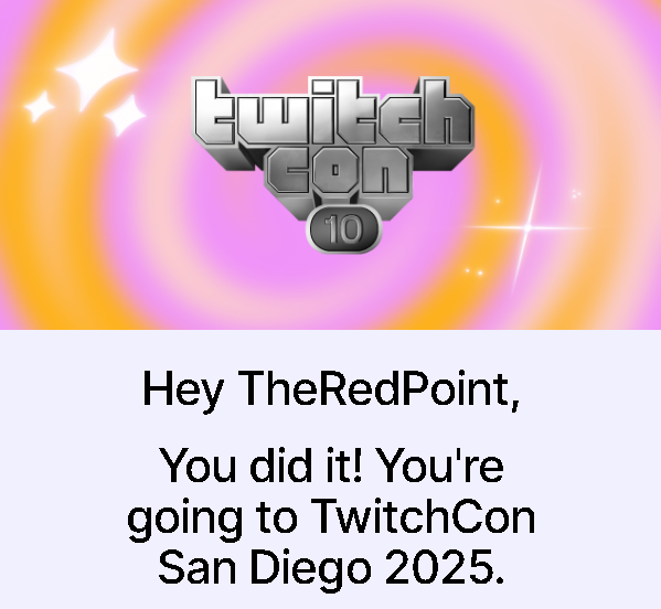 TheRedPoint_'s tweet photo. Who's going to TwitchCon? #TwitchConSanDiego #TwitchCon https://t.co/8TIaIgkwMr