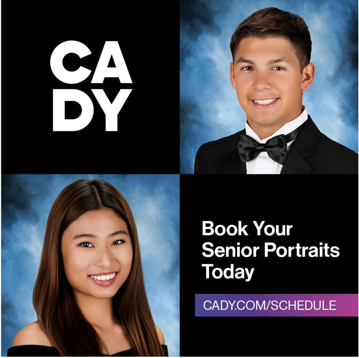 Green_Hope_High's tweet photo. 📣 Booking is now OPEN for the Class of 2026 senior portrait sessions. You must be photographed by CADY to be in the yearbook. Get photos for grad announcements, senior yearbook ads, and flawless posts on your socials. Book now at https://t.co/biHTccWhTL. #CADYsenior https://t.co/g6Pg273Fqk