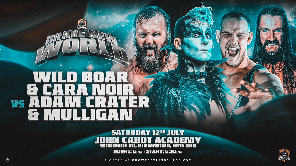 📢MATCH ANNOUNCEMENT 📢 

MULLIGAN &amp; KRATER team for the first time against another unorthodox tag team WILD BOAR &amp; CARA NOIR!

🎟️ ringsideworld.co.uk/events.php?id=…