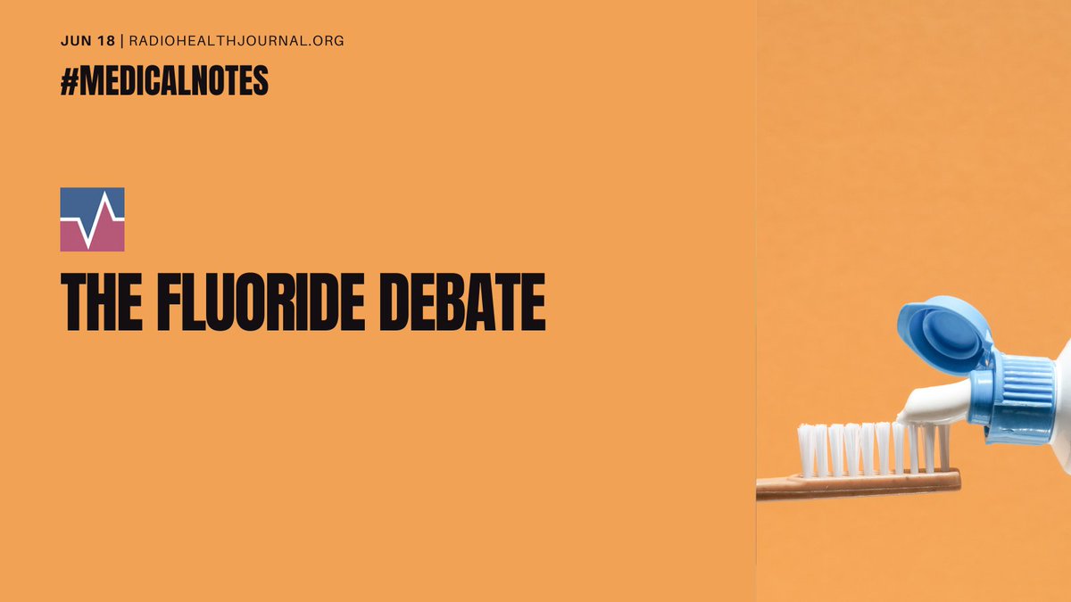 RadioHealthJrnl's tweet image. The debate over fluoride is back. Experts say that while it helps prevent cavities, too much can cause harm, so decisions should be science-based. #MedicalNotes
Listen now 🎧 listen.radiohealthjournal.org/podcast