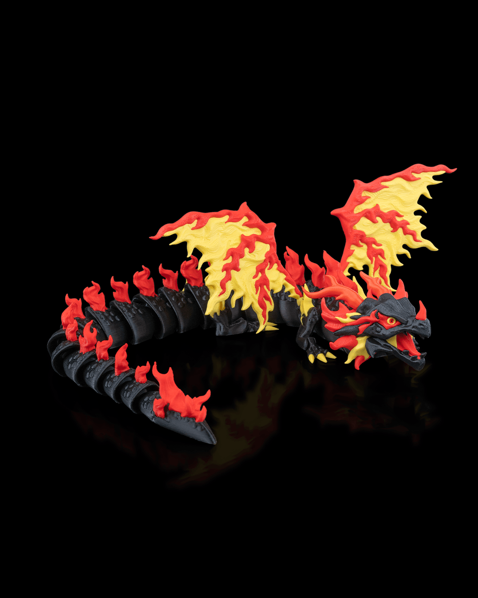 Base_3D_'s tweet photo. 🔥 Achtung, hier kommt der Chef der Flammen! Scorchwing Tyrant gleitet mit brennender Eleganz durch die Lüfte – und direkt in unsere Fantasie. Dieser PLA-gedruckte Flammendrache ist ein Must-Have für alle Fantasy-Fans, Gamer und Drachenliebhaber! https://t.co/AUGDZgycMD