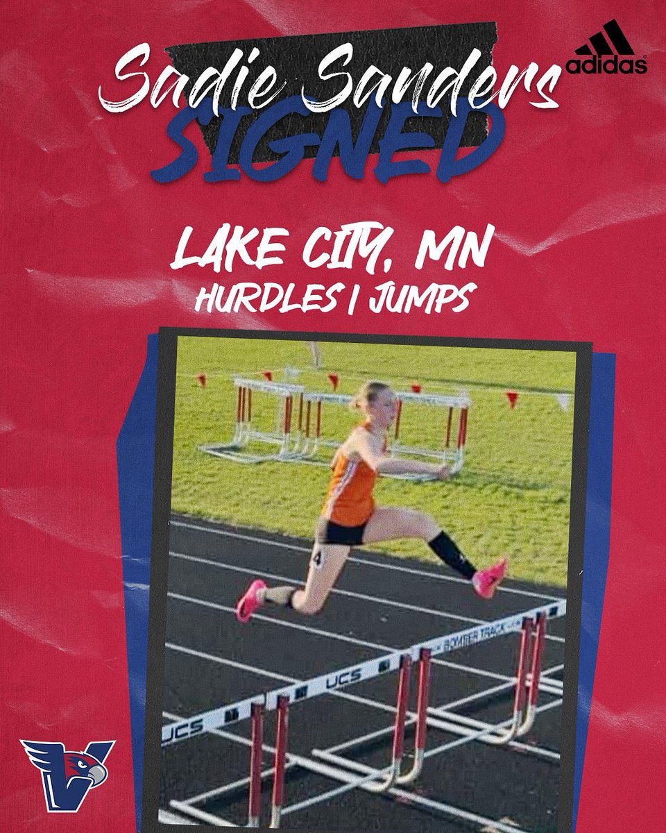 Sprints, hurdles, jumps, she can do it all💥

🏃🏼‍♀️ Sadie Sanders 
🏫 Lincoln HS 
📍 Lake City, MN
🩺 Pre-Health Major 

WELCOME SADIE! 

#GoVHawks