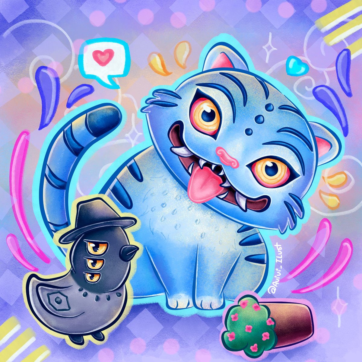 Avivi_ilust's tweet photo. I loved the tiger 💖✨
#KPOPDEMONHUNTERS #kpopdemonhuntersfanart #kpopdemonhunterssajaboys #sajaboys #HUNTRIX #fanart #art #artworks #VGen #illustration #cute https://t.co/wA6ZEmmPaL
