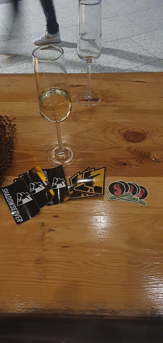 Come find me at tonights networking event <a href="/FIRSTdotOrg/">FIRST.org</a> #FirstConf to get some free <a href="/Shadowserver/">The Shadowserver Foundation</a> and <a href="/Gi7w0rm/">Gi7w0rm</a> Stickers 😊🔥