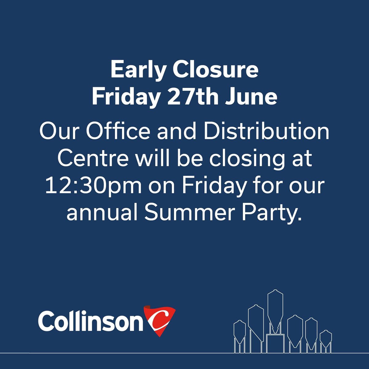 🎉 This Friday we're clocking off a little early for our annual Summer Party! ☀️🍔🍻

To make sure we get all your parts out before the weekend, please send your orders through as early as you can tomorrow.

Thanks for your understanding!☺️