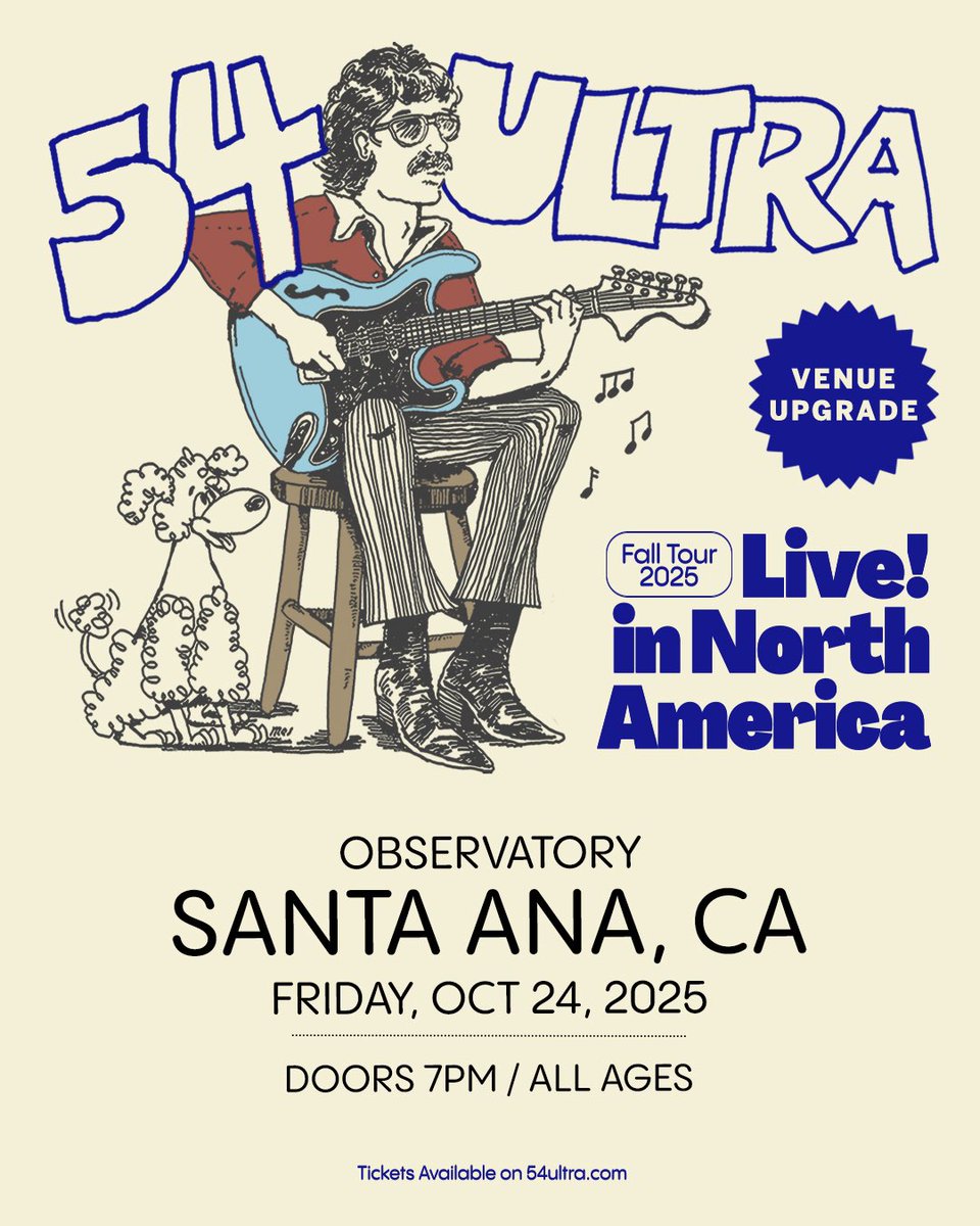 SANTA ANA VENUE HAS BEEN UPGRADED 🏌️‍♂️
SoCal lets party
54ultra.com/tour