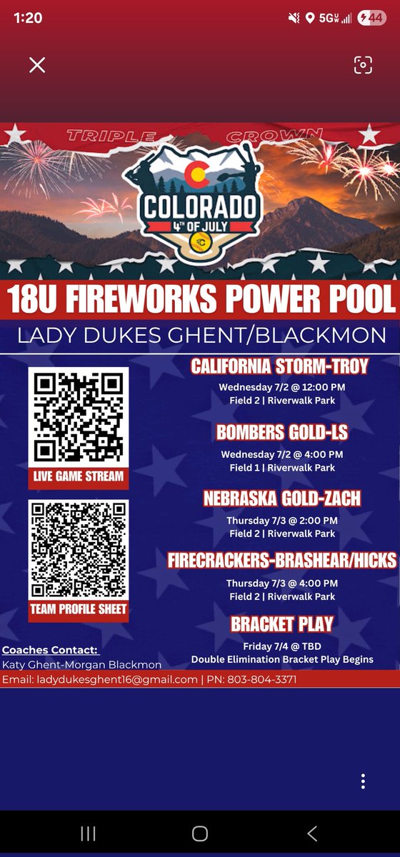 Heading to Colorado next week.  Looking forward to seeing some great competition while I am there. Lets go Lady Dukes! <a href="/CoastRecruits/">Coast 2 Coast Recruits</a>