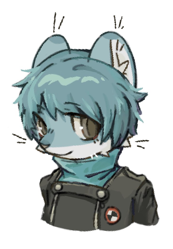 My friend asked me to draw this before. Now we have fluffy Fuuka :D
