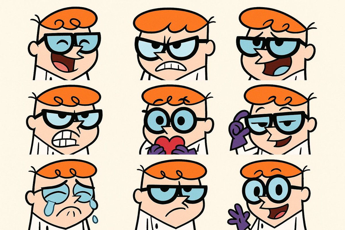 SierraG_art010's tweet photo. π¬ Meet the new Dexter emotes! From mad-scientist laughs to genius scheming, theyβll level up every chat. Add them now and let the lab fun begin! π€βοΈ
#DexterEmotes #CartoonNetwork #ChatEmotes #Twitch #Discord #EmotePack #GeekCulture #DigitalArt #StreamLife #AnimationAssets #1990s #Dexter #dexterslaboratory #dexterslab #emotes #kick #cod