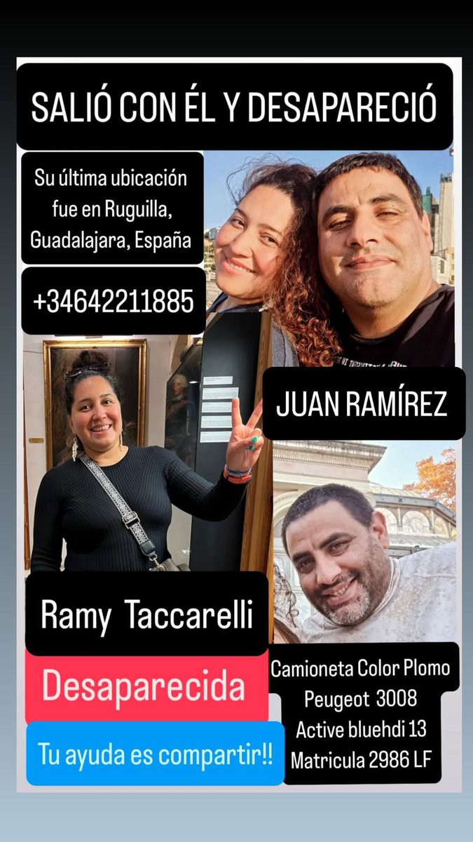 🚨SEXTO asesinato machista en 24h, 4⃣8⃣ en 2025

Todo indica que el cadaver de Ruguilla sería el de Ramy Taccarelli, una venezolana de 41 años vista por última vez allí junto a su pareja

#TerrorismoMachista #HastaCuántas #hartas 
#AuditoriaFondosPactoEstado #AnaRedondoDimisión