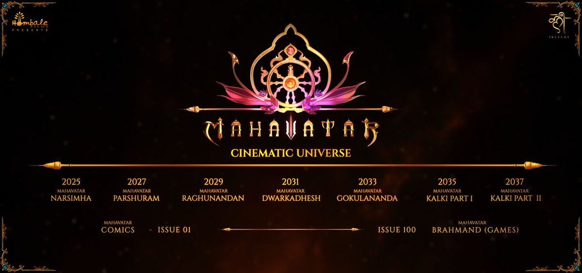 Now this seriously has excited me like no other film in many years. I'm willing to fund my 6 month's salary for the said series of movies, actually a gaatha. 

#MahavatarCinematicUniverse