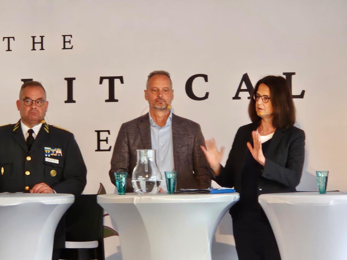 The Future of European Security also the focus at Consilio Intl’s panel at #Almedalen2025. 🇩🇪is taking on a leadership role in #NATO, protecting freedom &amp; peace by strengthening the Bundeswehr, assuming greater responsibility and standing firm against a destabilizing Russia