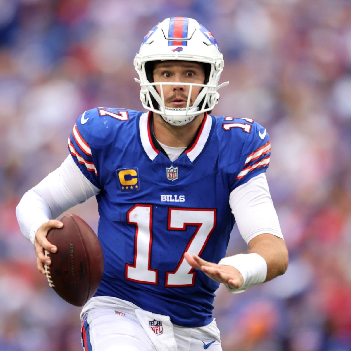 MLFootball's tweet image. If the Buffalo #Bills traded MVP quarterback Josh Allen, what would the trade compensation be…?