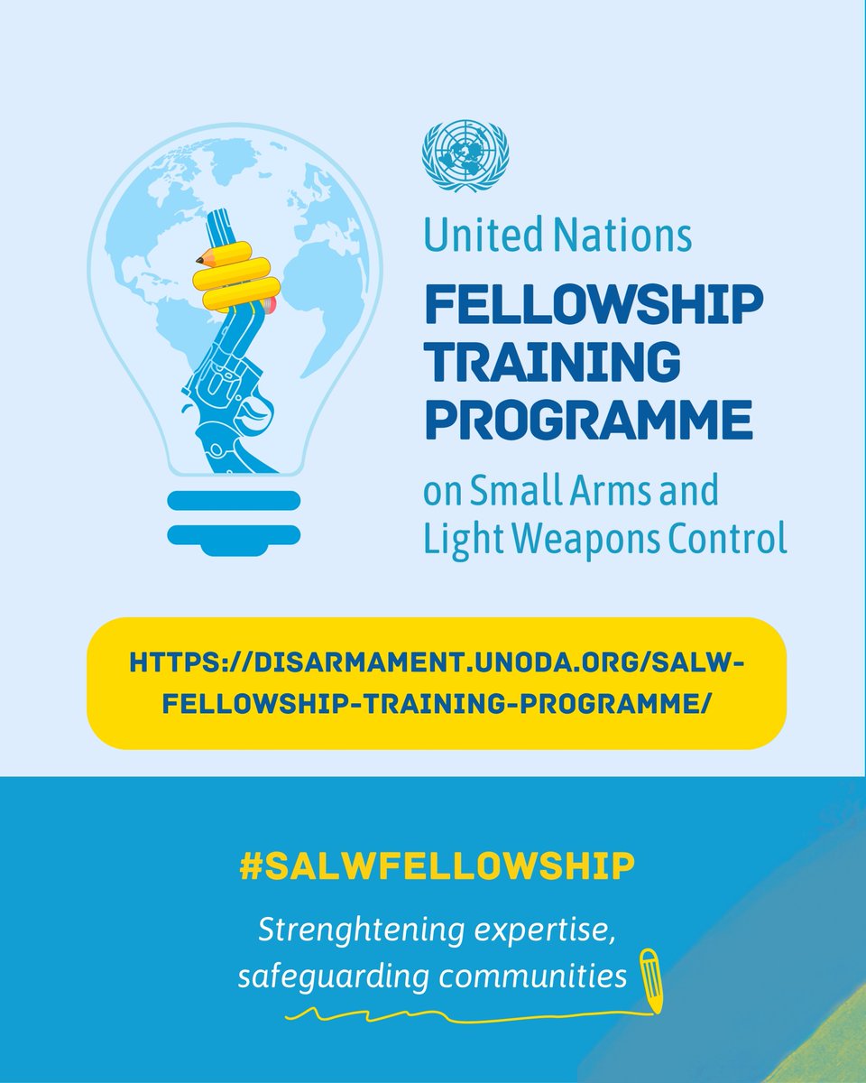 🔵 The first-ever #SALWFellowship Training Programme for the Caribbean has officially launched! 
🌍 Taking place from June to August 2025, the Fellowship builds technical expertise, strengthens regional cooperation, and empowers a generation of leaders advancing arms control.