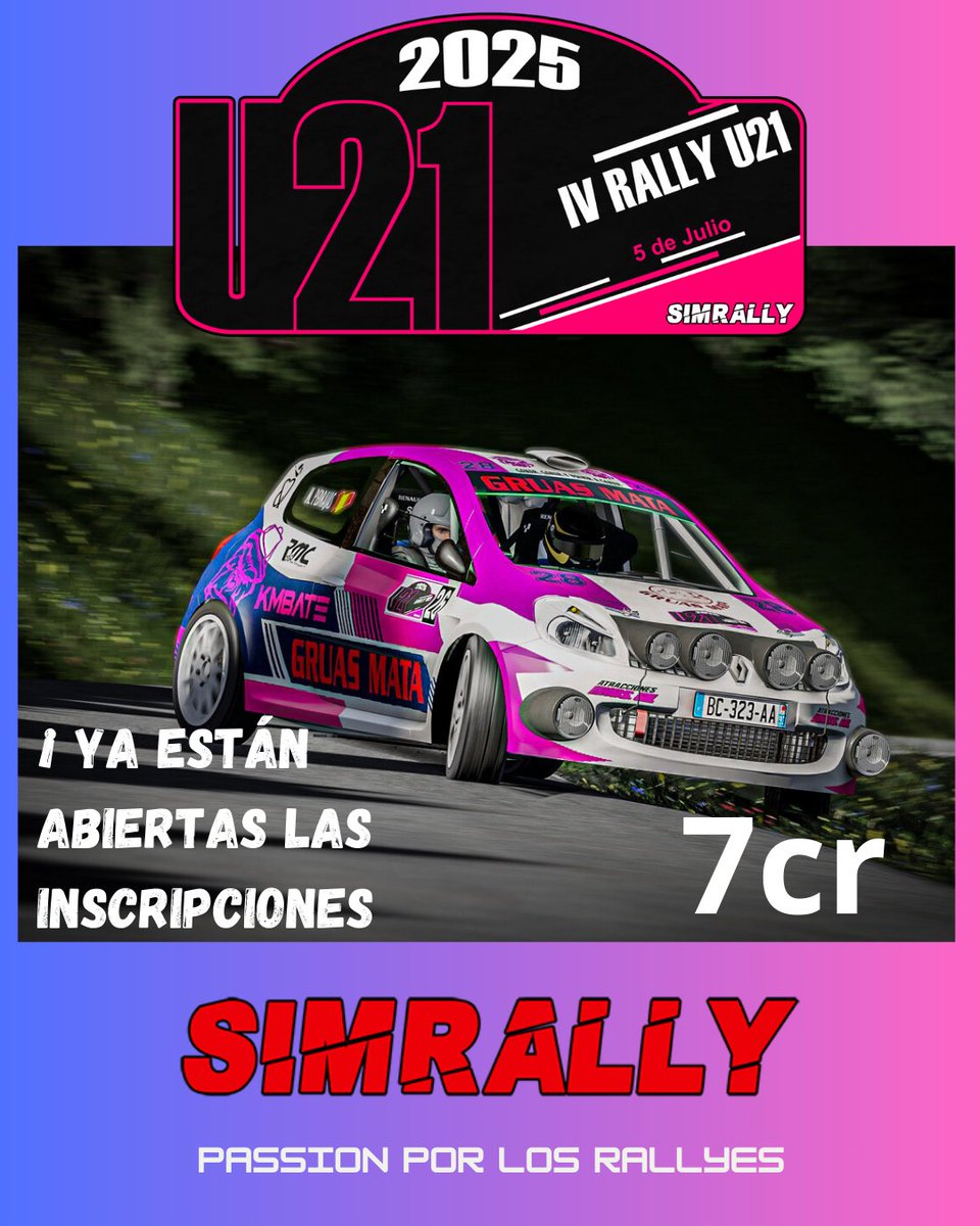 con esta prueba entra una participación en el sorteo de vales de compra en simufy simufy.com/products/pack-… con el vale de 500e te alcanza y con 250e también ay muchas cosas o ayuda a la compra para mejorar tu simulador  SIMRALLY  recuerda esta prueba son 7cr todo incluido