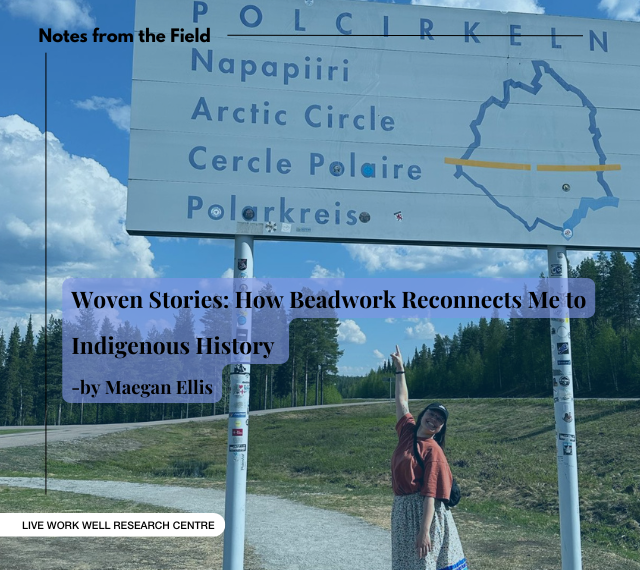 Live_Work_Well's tweet image. 📢Blog post announcement!
June is Indigenous History Month and this year we reached out to @uofg master’s student Maegan Ellis to hear about her research and the importance of beadwork in Métis history.
Check out the blog at bit.ly/44e61z9!