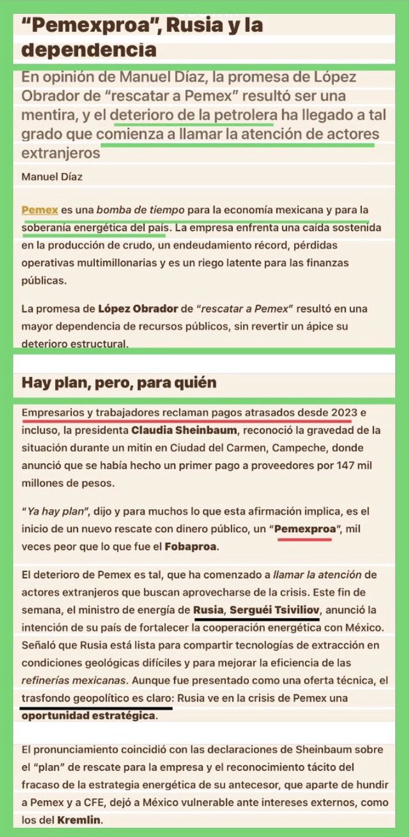 espiritutiflaut's tweet photo. @diaz_manuel @diaz_manuel ♥️🙌🏼👏🏆🥇@Pemex  “#Pemexproa” Rusia 🇷🇺 y la 🤬dependencia 
#HayPlan  pero, ¿para quién? 
🤥 Prometer es fácil.
🤬 La situación es insostenible 
@ONU_es @OEA_oficial @anticorruption @Europarl_IT 
@POTUS @CanadianPM https://t.co/MT4efsWbtw