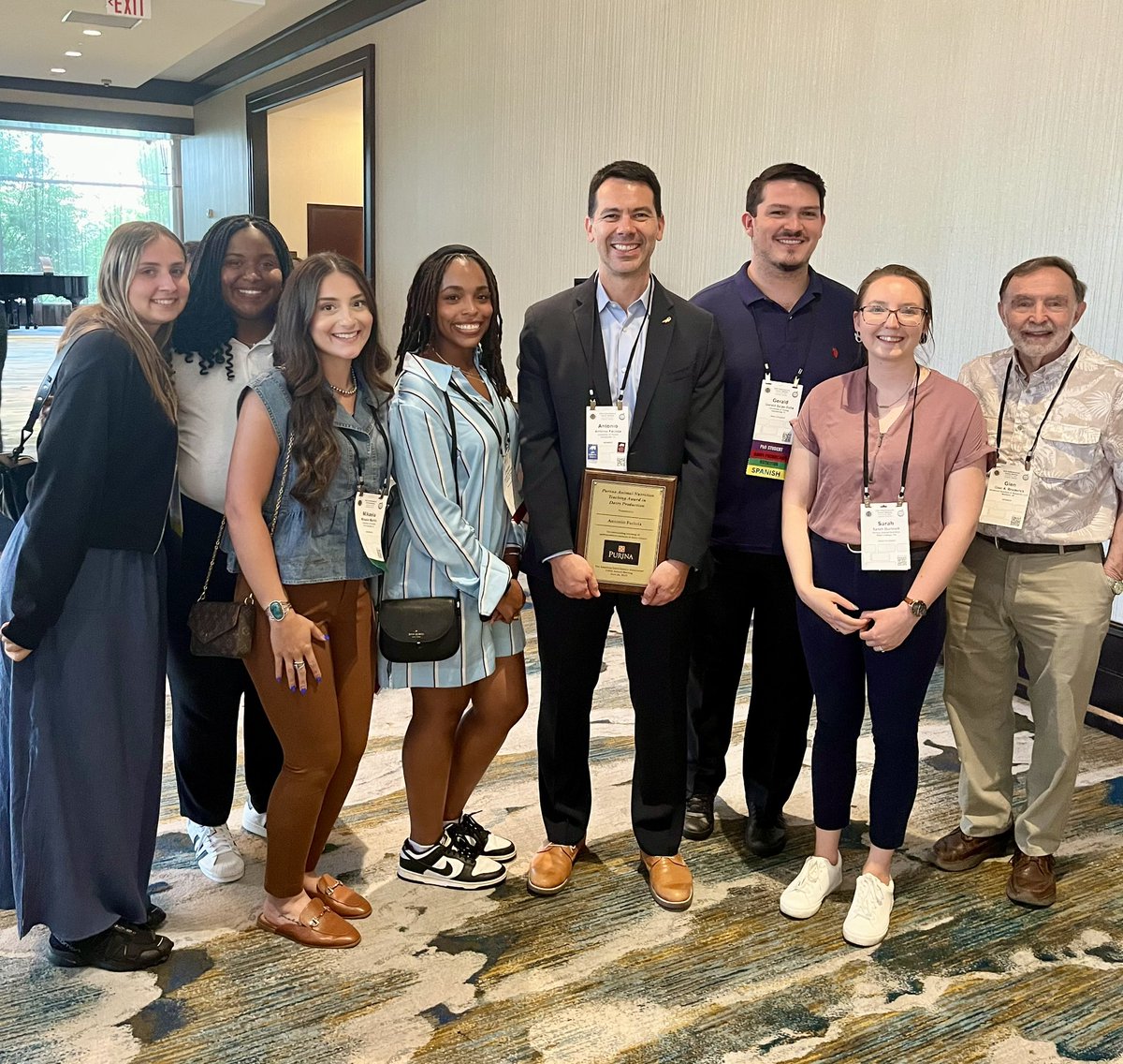 Receiving this award on my dad’s birthday, 40 years after his passing, made the moment even more meaningful. I like to think he would’ve been proud. Grateful to have shared this with my mentor &amp; so many current &amp; former students. Thank you all for making it so special. #ADSA2025