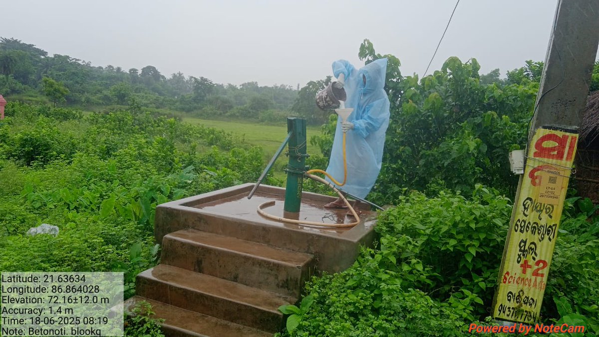 ZILLA PARISHAD MAYURBHANJ (@zp_mayurbhanj) on Twitter photo Disinfection of water sources at Betnoti Bock Mayurbhanj <a href="/DM_Mayurbhanj/">Collector & District Magistrate Mayurbhanj</a> <a href="/CMO_Odisha/">CMO Odisha</a> <a href="/MoJSDDWS/">Department of Drinking Water & Sanitation (#DDWS)</a> <a href="/PRDeptOdisha/">Panchayati Raj and Drinking Water Department</a> <a href="/sbmodisha/">SBMODISHA</a> <a href="/RWSS_Odisha/">Rural Water Supply and Sanitation, Odisha</a> <a href="/jaljeevan_/">Jal Jeevan Mission I #HarGharJal #JJM #JalJeevan</a> #DDWSJoinsStopDiarrhoea #StopDiarrhoeaCampaign #Healthhygine Disinfection of water sources at Betnoti Bock Mayurbhanj <a href="/DM_Mayurbhanj/">Collector & District Magistrate Mayurbhanj</a> <a href="/CMO_Odisha/">CMO Odisha</a> <a href="/MoJSDDWS/">Department of Drinking Water & Sanitation (#DDWS)</a> <a href="/PRDeptOdisha/">Panchayati Raj and Drinking Water Department</a> <a href="/sbmodisha/">SBMODISHA</a> <a href="/RWSS_Odisha/">Rural Water Supply and Sanitation, Odisha</a> <a href="/jaljeevan_/">Jal Jeevan Mission I #HarGharJal #JJM #JalJeevan</a> #DDWSJoinsStopDiarrhoea #StopDiarrhoeaCampaign #Healthhygine