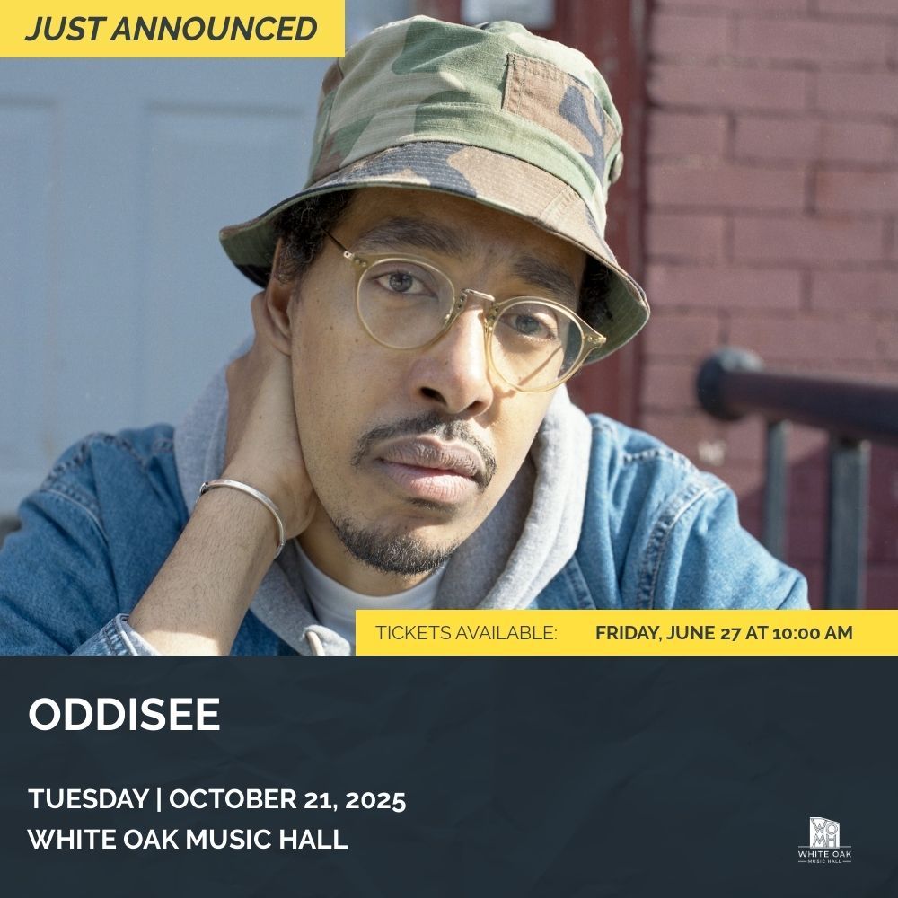 WhiteOakMH's tweet image. We had so many 'Feelings' when we heard that @Oddisee was stopping by the Upstairs stage on October 21st! 🥹

Tickets will go on sale this FRIDAY at 10am, RSVP now: buff.ly/E1AUCbc
