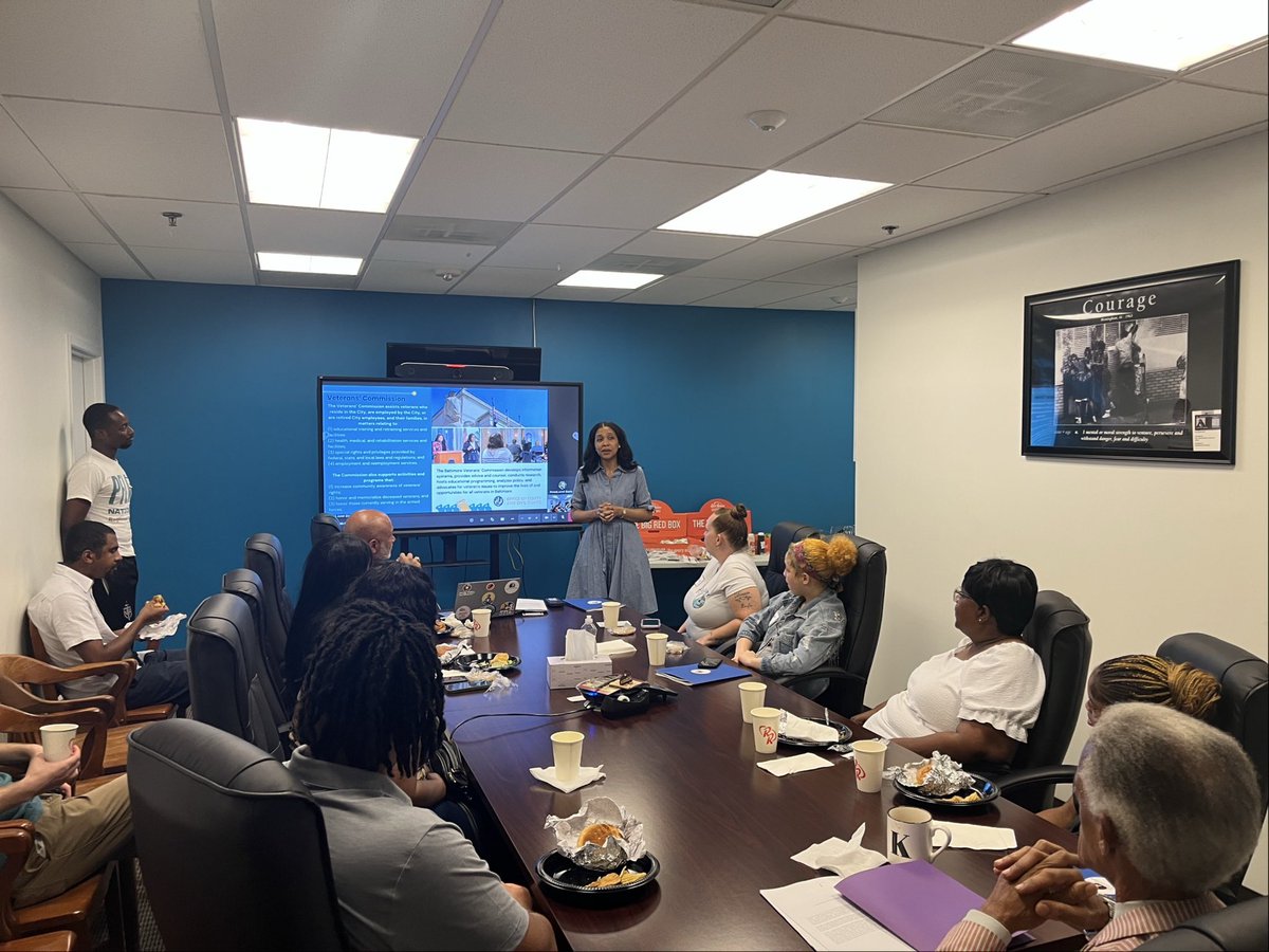 Today, Director Amber Greene and office staff welcomed @youthworksbaltimore interns and their parents from local high schools in Baltimore. 

Our interns will begin at the beginning of July supporting our outreach, events, and marketing efforts for each of our 7 divisions!