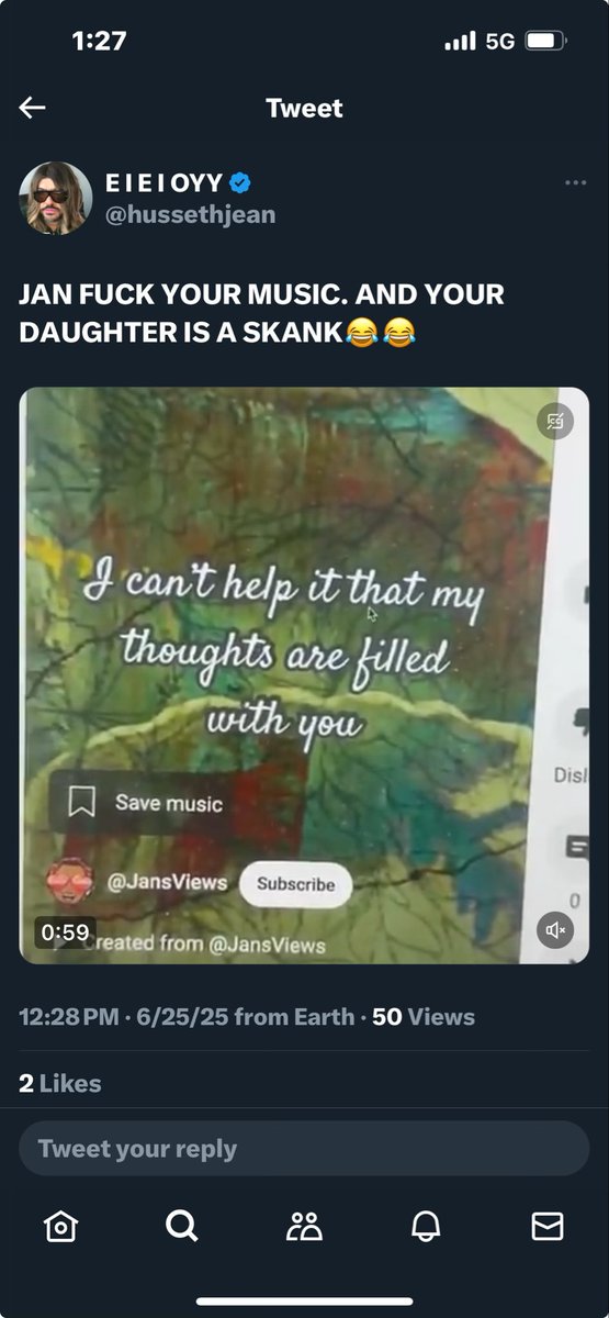 Take a break from calling Jan’s DAUGHTER a skank and tell us about how court went today, Hussy. Do we have another L in the books?😂😂