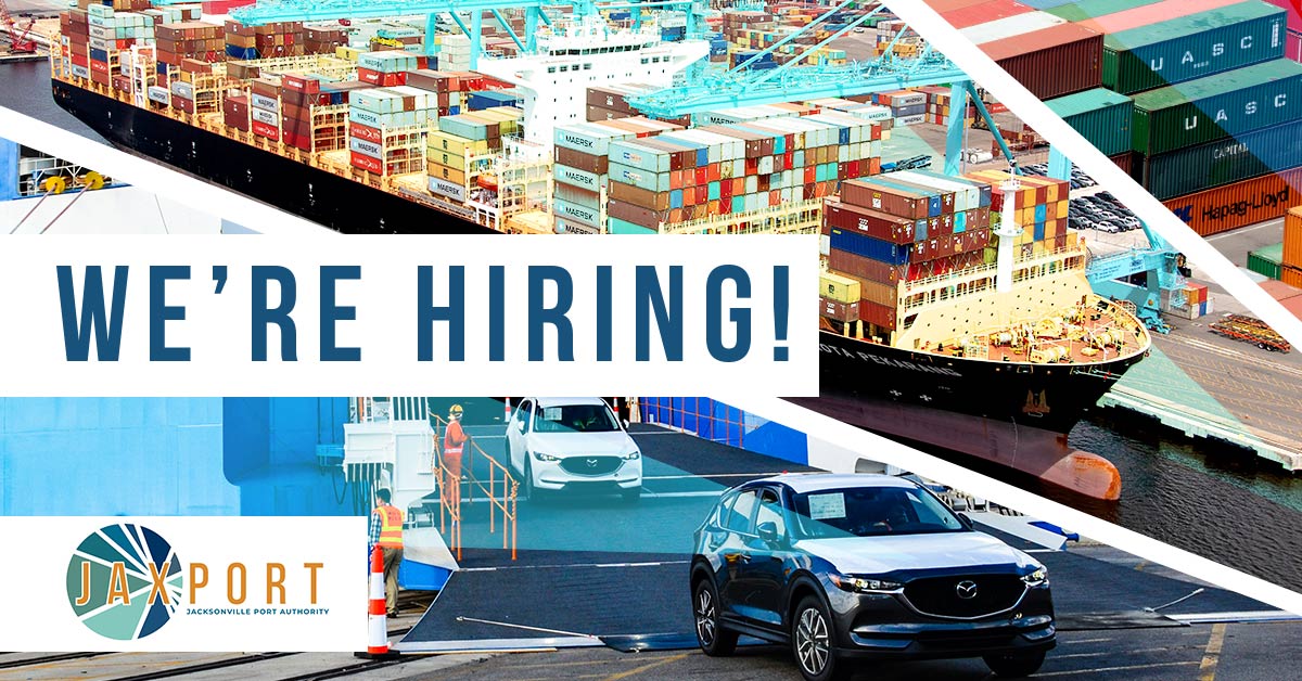 JAXPORT's tweet image. JAXPORT is hiring a Director of Latin America Cargo Sales.
As Florida’s largest container port, JAXPORT is a key gateway for international container trade. This role is responsible for strengthening commercial ties between Jacksonville and containerized cargo customers across…