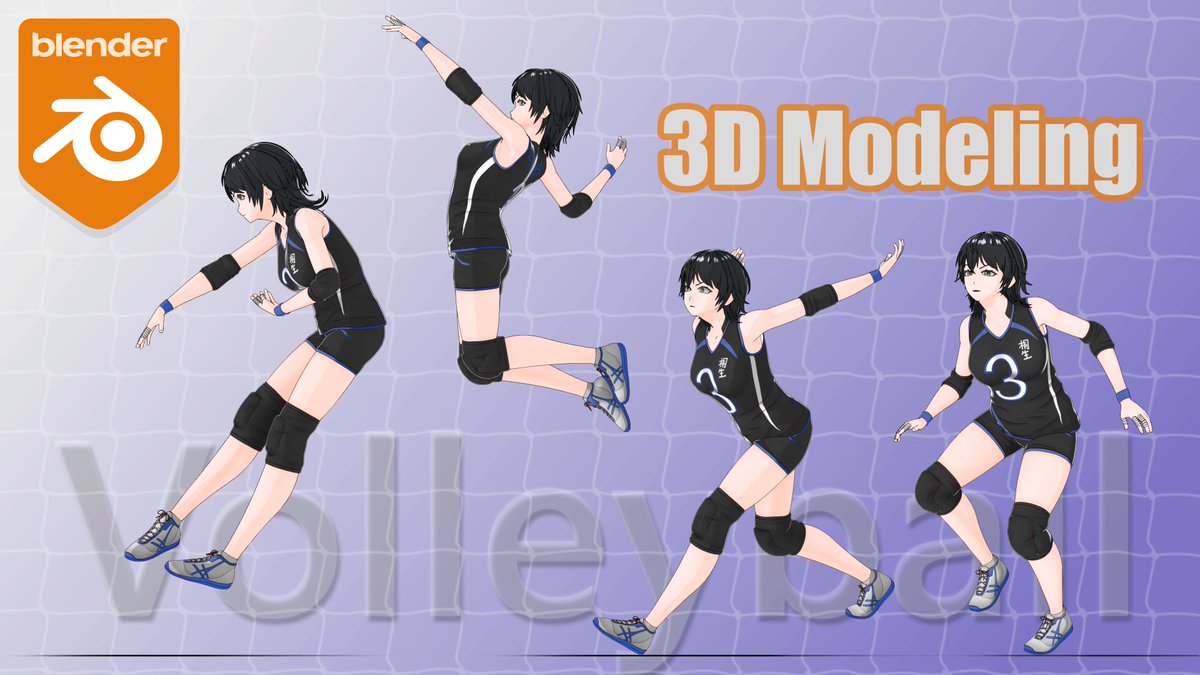 MgrShion's tweet photo. Blender - Sporty Girl Modeling
Character by FUKU 
https://t.co/Jr1u3unDOK
#b3d #blender #3dmodeling https://t.co/hz09JNIgvP
