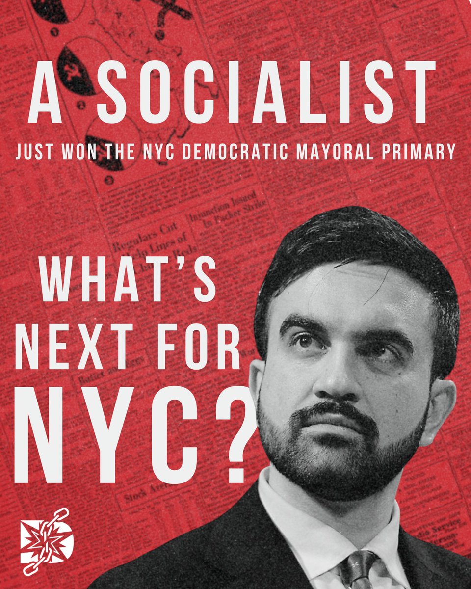DissidentProj's tweet photo. What’s next for New York City?
#dissidentproject #socialism #authoritarianism #zohranmamdani #zohran #nyc #nycmayoralrace #nycmayor #mamdani