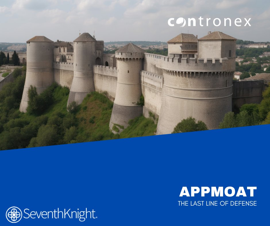Contronex's tweet image. SeventhKnight Appmoat prevents unknown apps from running on endpoints. Every app must be known-good or allowed to run on a case-by-case basis.
