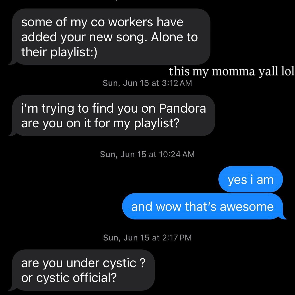 while it’s never been about metrics, it’s always beautiful to see how you’ve impacted others.

i’ve had quite a few DM’s sent to me over this song and that truly does bring a smile on my face family🖤

i can’t wait till you hear this album… 

23. 7/25/25😁