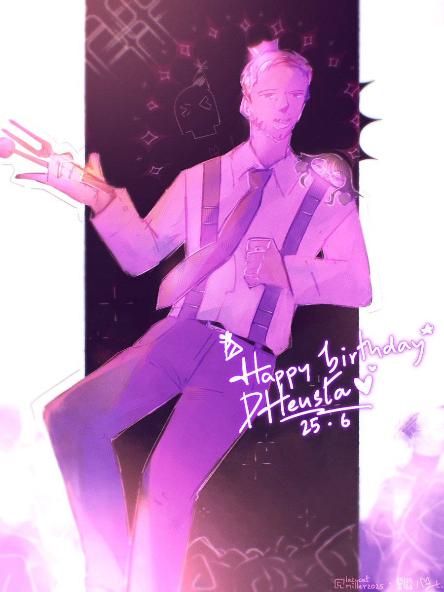 Happy birthday!! 💜✨🎂
#dheusta