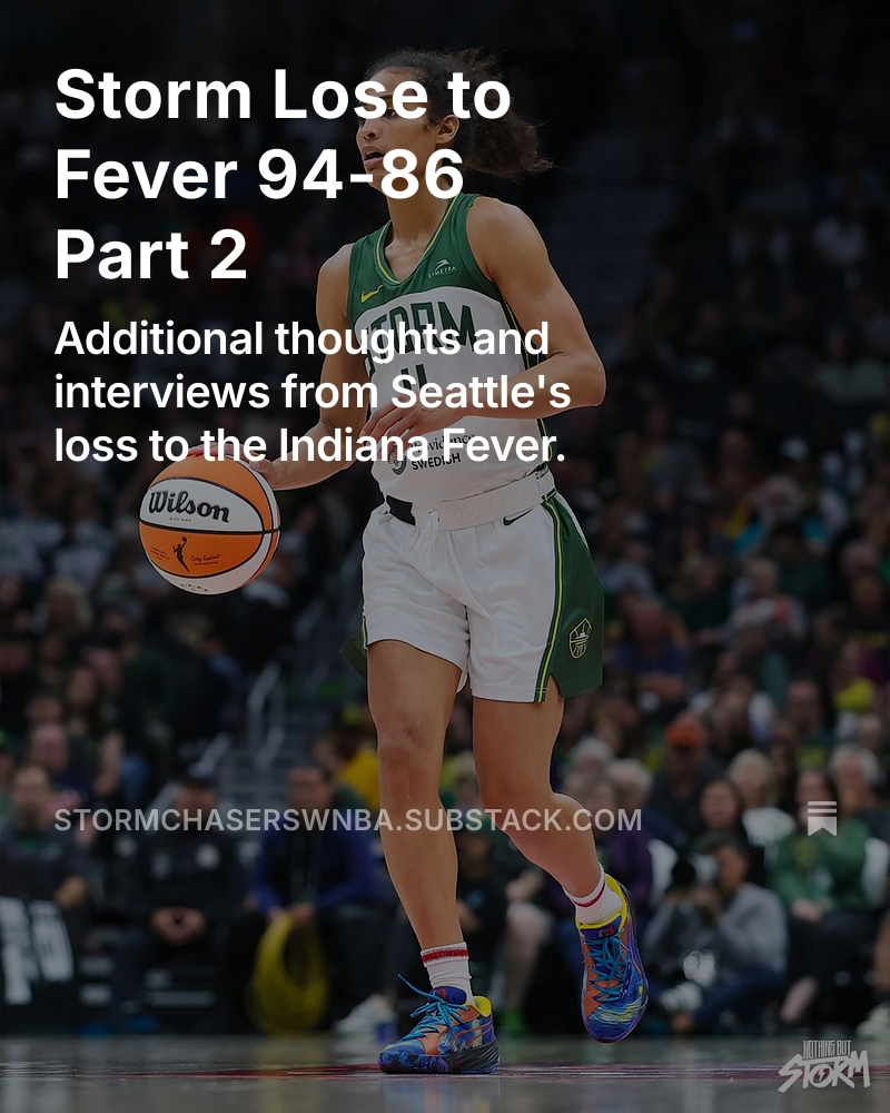 Storm Chasers (@wnbastormchaser) on Twitter photo In Part 2 of SEA vs IND, I asked, āWhatās Wrong with Caitlin Clark?ā I discussed how Indiana was able to disrupt Seattleās offense and how the #WNBA remains a parity league. Plus, Iāve included the post-game press conference video and audio interviews. stormchaserswnba.substack.com/p/storm-lose-t⦠In Part 2 of SEA vs IND, I asked, āWhatās Wrong with Caitlin Clark?ā I discussed how Indiana was able to disrupt Seattleās offense and how the #WNBA remains a parity league. Plus, Iāve included the post-game press conference video and audio interviews. stormchaserswnba.substack.com/p/storm-lose-tā¦