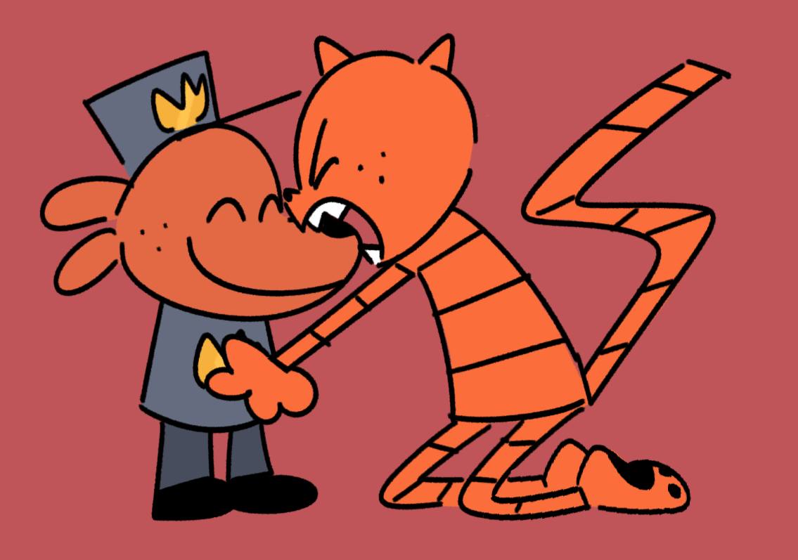 SoFeel124's tweet photo. Am am 

#dogman #dogmanxpetey #detey #peteythecat https://t.co/5NEN8h9aqf
